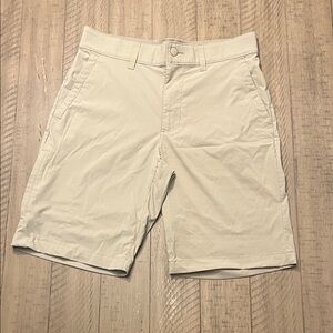 George Men's Light Tan Flat Front Shorts